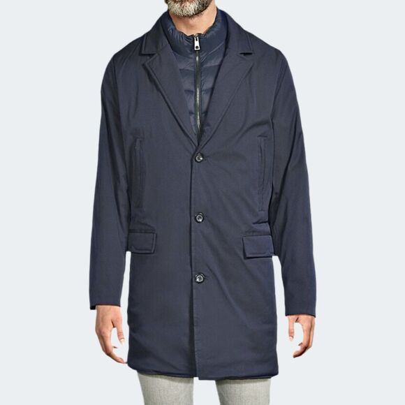 🆕 Hunter Aldgate Hybrid Blazer Jacket Men’s M Night Sky Quilted Twofer NWT